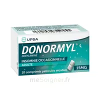 Donormyl 15 Mg Comprimés Pelliculés Sécables T/10 à LA-RIVIERE-DE-CORPS