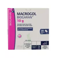 Macrogol Biogaran 10 G, Poudre Pour Solution Buvable En Sachet-dose à LA-RIVIERE-DE-CORPS