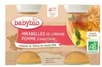 Babybio Pot Mirabelle Pomme à LA-RIVIERE-DE-CORPS