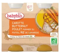 Babybio Pot Carotte Courge Butternut Poulet Riz à LA-RIVIERE-DE-CORPS
