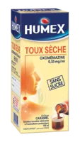 Humex 0,33 Mg/ml Solution Buvable Toux Sèche Oxomemazine Sans Sucre édulcorée à L'acésulfame Potassique Fl/150ml à LA-RIVIERE-DE-CORPS