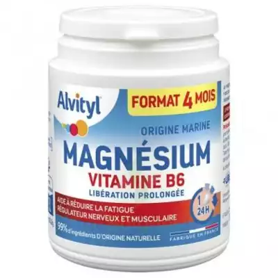 Alvityl Magnésium Vitamine B6 Libération Prolongée Comprimés Lp Pot/120 à LA-RIVIERE-DE-CORPS